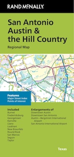 Front cover_Rand McNally Folded Map: San Antonio Austin & the Hill Country Regional Map