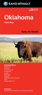 Front cover_Rand McNally Easy to Read: Oklahoma State Map