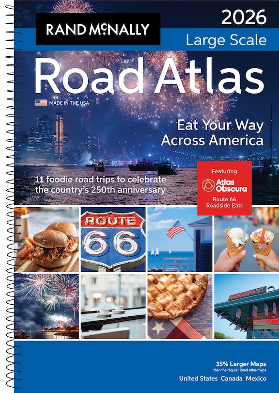 Front cover_2026 Rand McNally Large Scale Road Atlas