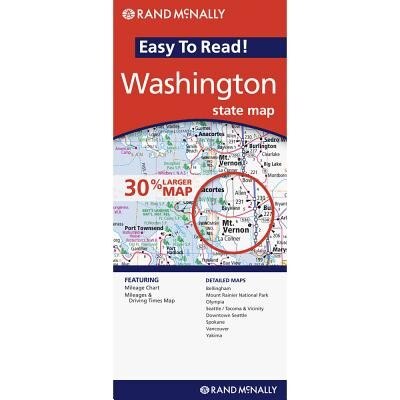 Washington Easy to Read Map