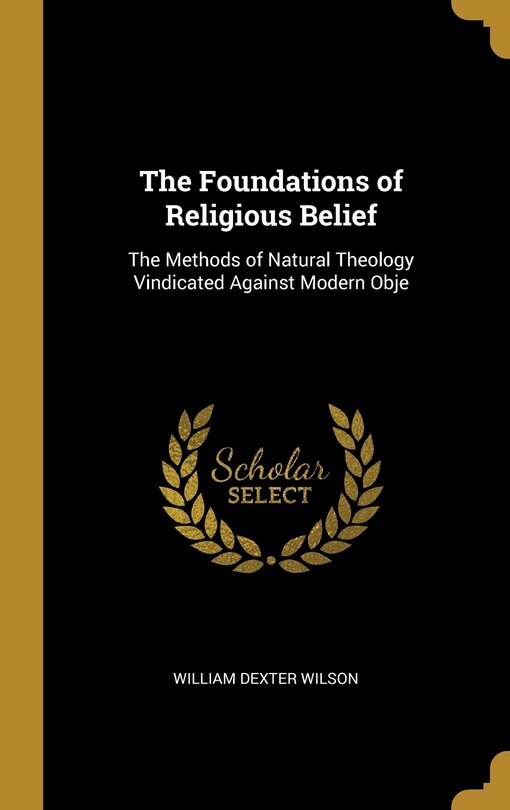Front cover_The Foundations of Religious Belief