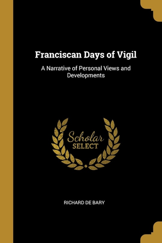 Front cover_Franciscan Days of Vigil