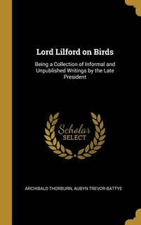 Front cover_Lord Lilford on Birds