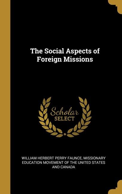 Front cover_The Social Aspects of Foreign Missions