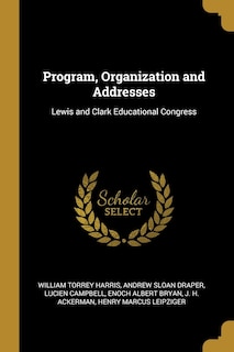 Front cover_Program, Organization and Addresses