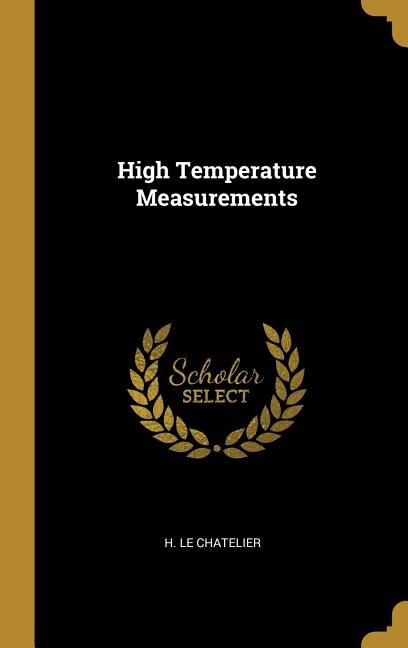 Couverture_High Temperature Measurements