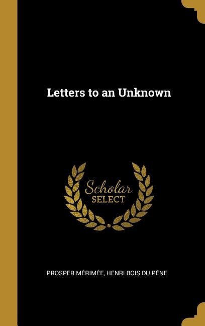 Couverture_Letters to an Unknown