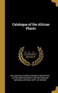 Couverture_Catalogue of the African Plants