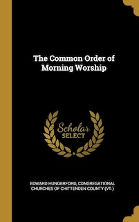 Front cover_The Common Order of Morning Worship