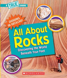 Front cover_All About Rocks (a True Book: Digging In Geology) (paperback)