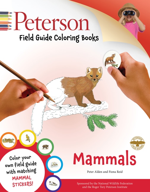 Front cover_Peterson Field Guide Coloring Books: Mammals
