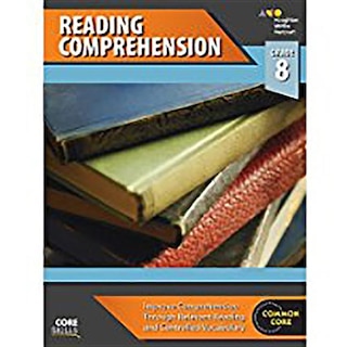 Front cover_Core Skills Reading Comprehension Workbook Grade 8