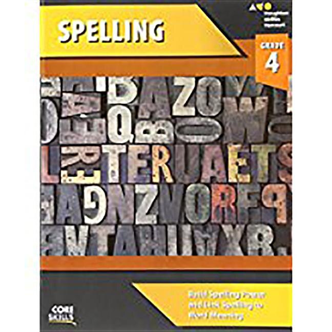 Couverture_Core Skills Spelling Workbook Grade 4