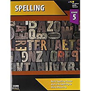 Front cover_Core Skills Spelling Workbook Grade 5
