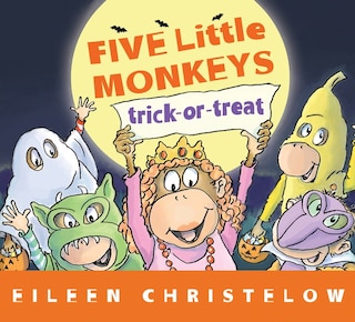Front cover_Five Little Monkeys Trick-or-Treat Board Book