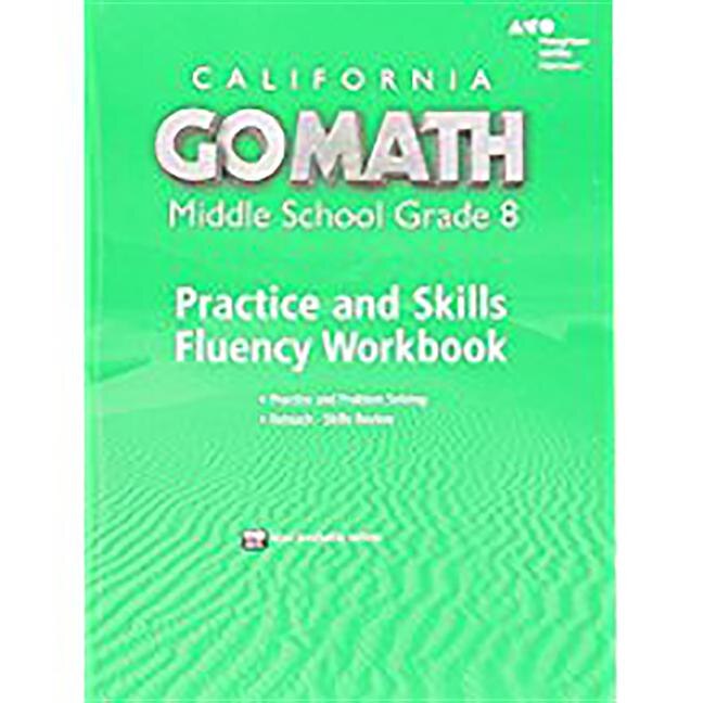 Front cover_Practice Fluency Workbook Grade 8