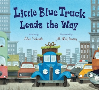 Front cover_Little Blue Truck Leads The Way Board Book
