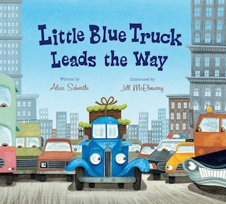 Front cover_Little Blue Truck Leads The Way Lap Board Book