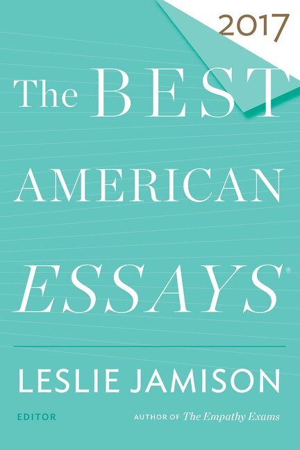Front cover_The Best American Essays 2017
