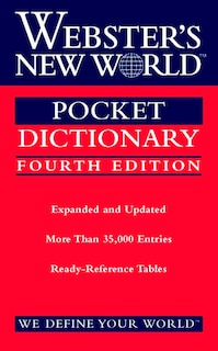 Front cover_Webster's New World Pocket Dictionary, Fourth Edition