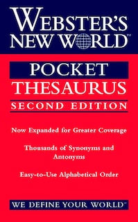 Couverture_Webster's New World Pocket Thesaurus, Second Edition