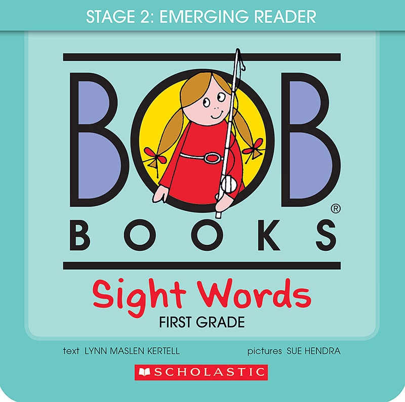 Couverture_Bob Books - Sight Words First Grade Box Set | Decodable Phonics Books, Ages 4 and up, First Grade, Flashcards (Stage 2: Emerging Reader)