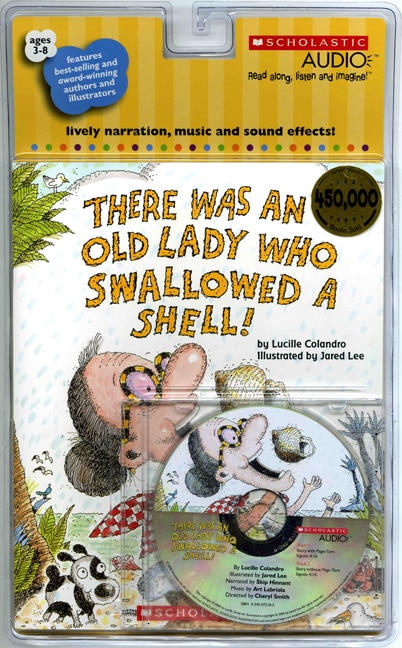 Front cover_There Was an Old Lady Who Swallowed a Shell!