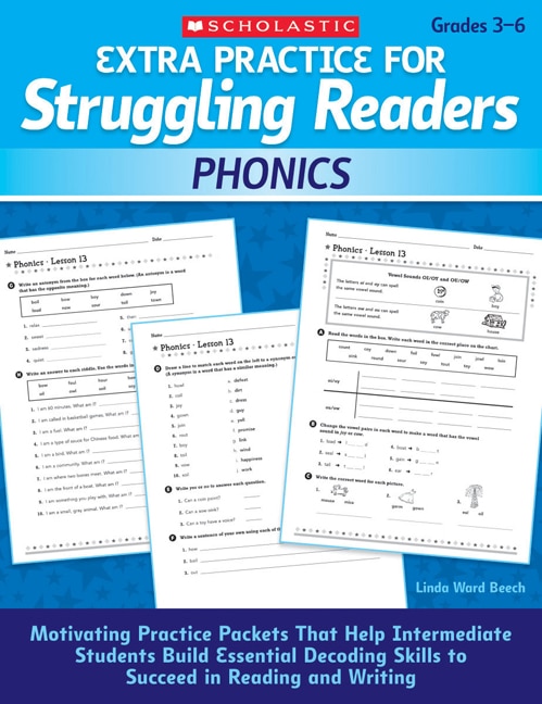 Front cover_Extra Practice for Struggling Readers: Phonics