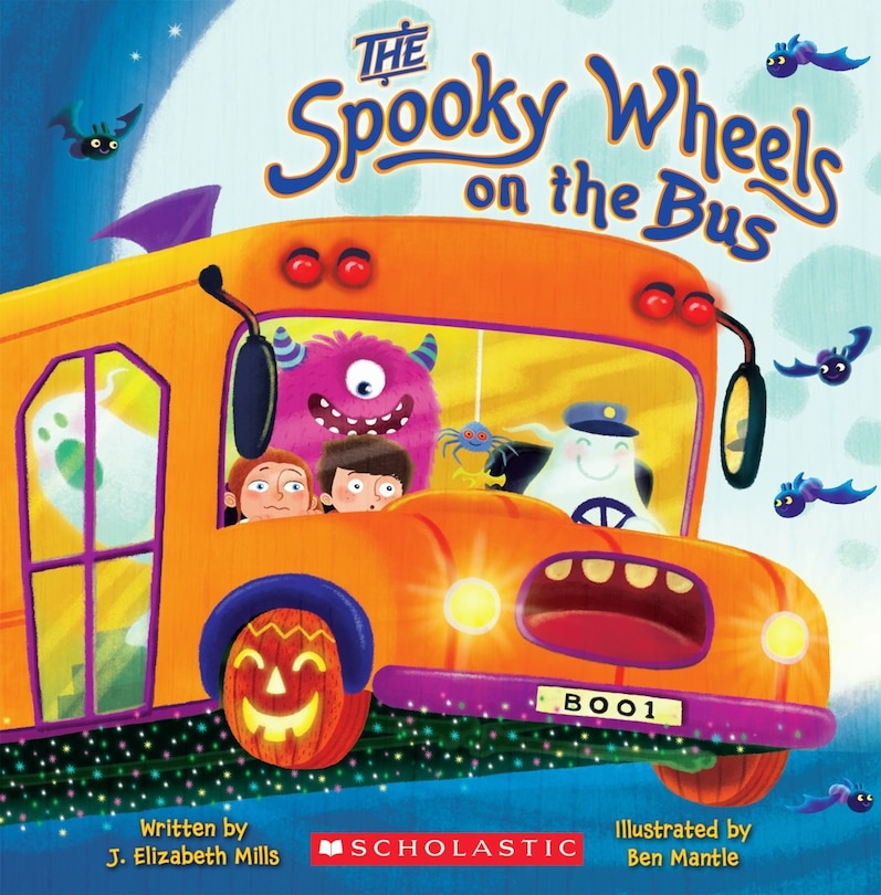 Front cover_The Spooky Wheels on the Bus: (A Holiday Wheels on the Bus Book)