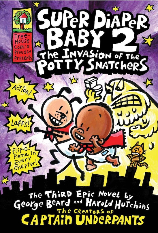 Front cover_Super Diaper Baby: The Invasion of the Potty Snatchers: A Graphic Novel (Super Diaper Baby #2): From the Creator of Captain Underpants