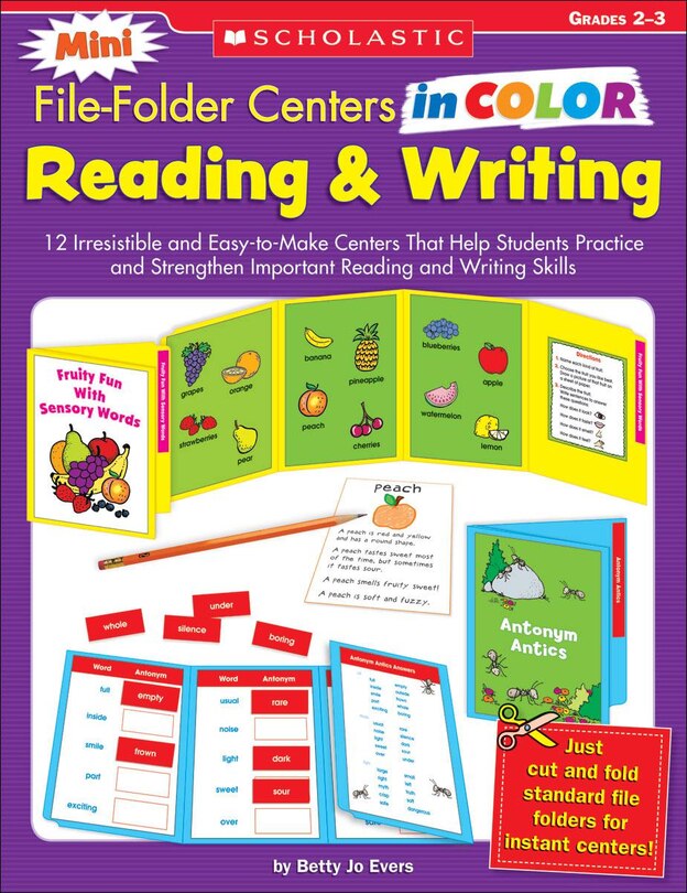 Front cover_Mini File-Folder Centers in Color: Reading and Writing