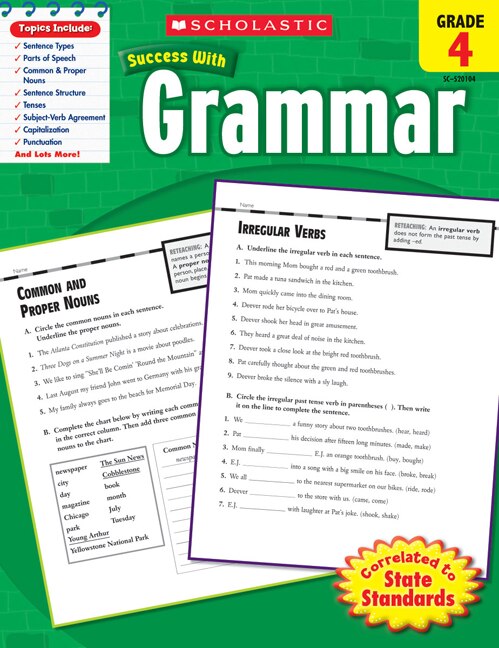 Front cover_Scholastic Success with Grammar
