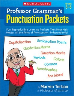Front cover_Professor Grammar's Punctuation Packets