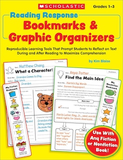 Front cover_Reading Response Bookmarks &amp; Graphic Organizers