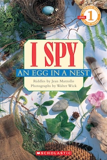Front cover_I Spy an Egg in a Nest (Scholastic Reader, Level 1)