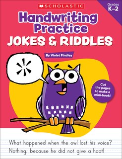 Couverture_Handwriting Practice: Jokes & Riddles