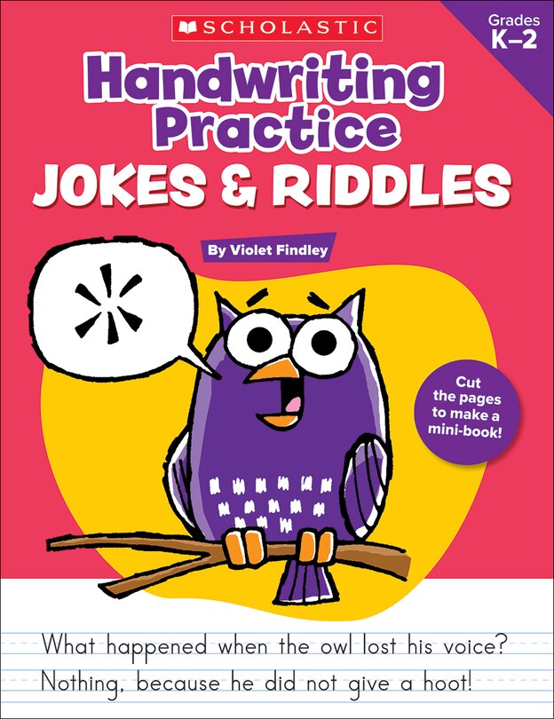 Couverture_Handwriting Practice: Jokes & Riddles