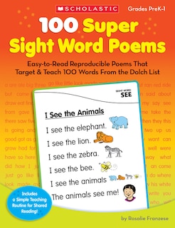 Front cover_100 Super Sight Word Poems