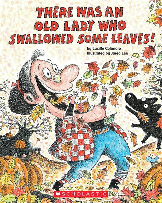 Couverture_There Was An Old Lady Who Swallowed Some Leaves!