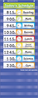 Front cover_Schedule Cards Pocket Chart Add-ons - Chart not included