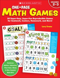 Front cover_One-Page Math Games