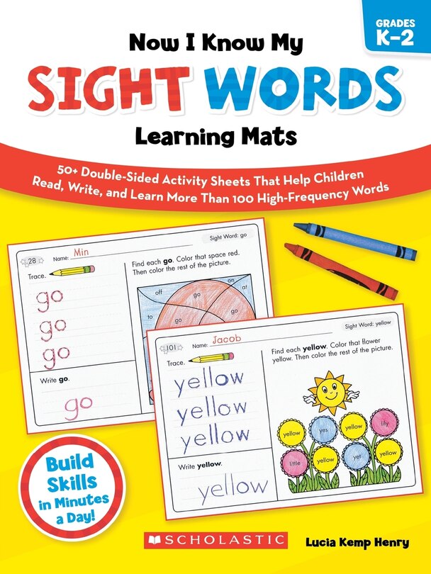 Front cover_Now I Know My Sight Words Learning Mats
