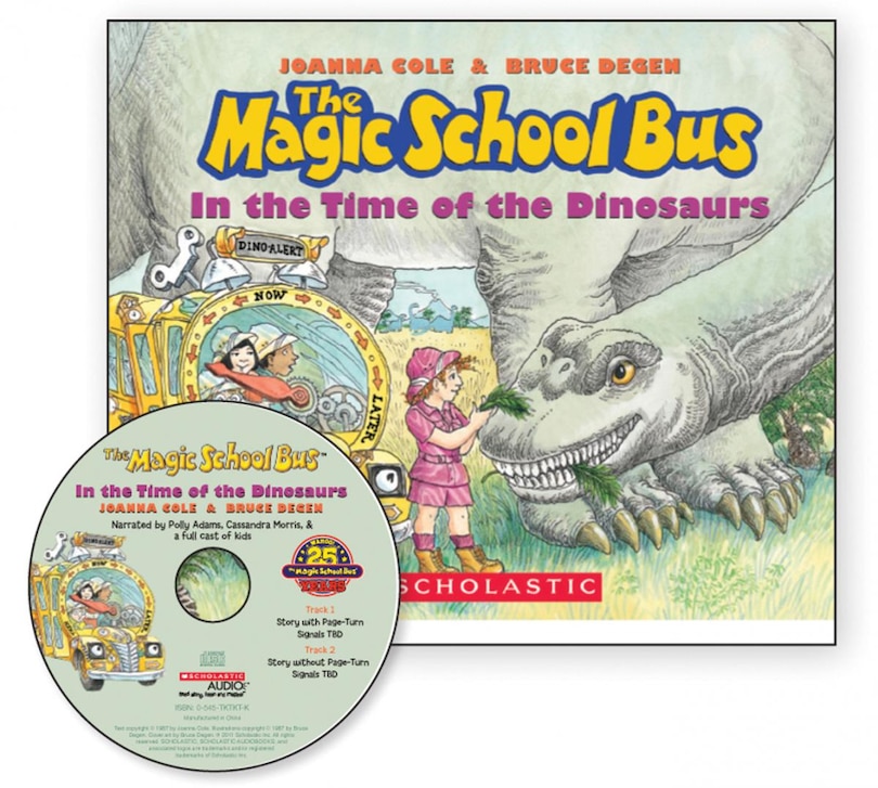 Front cover_The Magic School Bus in the Time of Dinosaurs