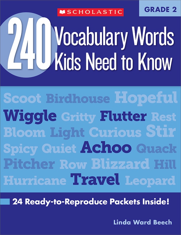 Front cover_240 Vocabulary Words Kids Need to Know: Grade 2