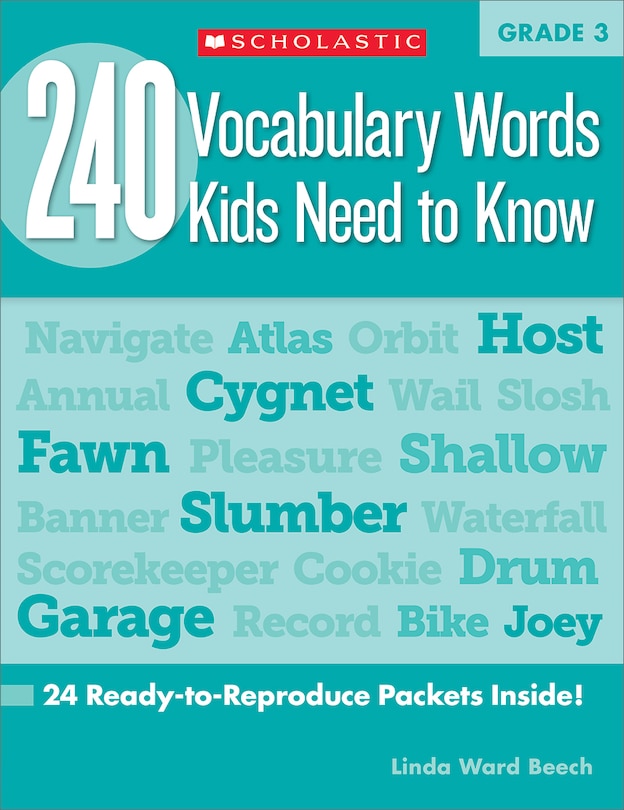 Front cover_240 Vocabulary Words Kids Need to Know: Grade 3
