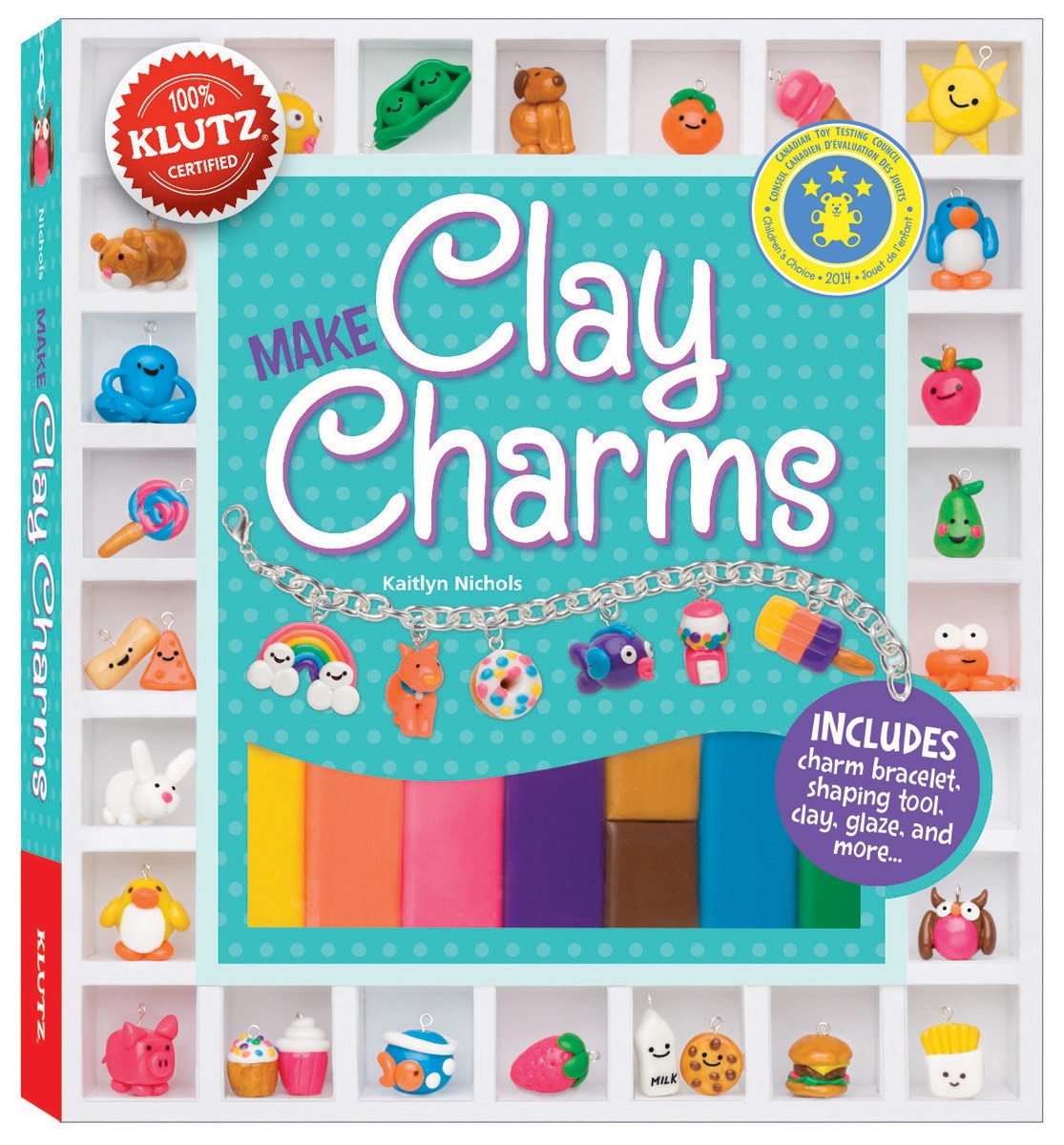 Make Clay Charms Book By Editors Of Klutz,kaitlyn Nichols, ('tc