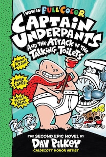 Couverture_Captain Underpants and the Attack of the Talking Toilets: Color Edition (Captain Underpants #2) (Color Edition)
