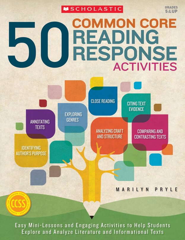 Front cover_50 Common Core Reading Response Activities