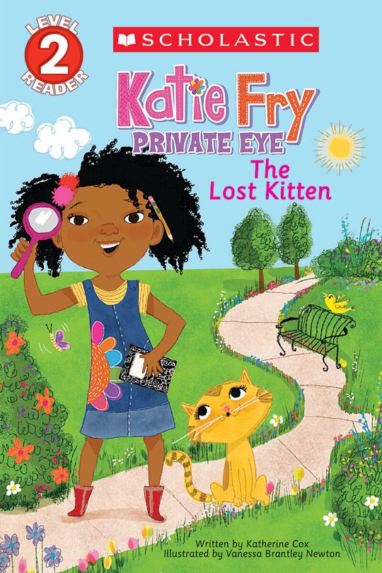 Front cover_Katie Fry, Private Eye #1: The Lost Kitten (Scholastic Reader, Level 2)
