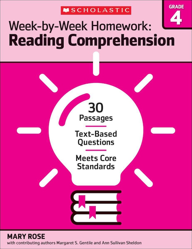 Couverture_Week-by-Week Homework: Reading Comprehension Grade 4